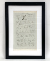 ANTIQUE MATHEMATICS PRINT ANAL