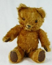 ANTIQUE MECHANICAL TEDDY BEARA