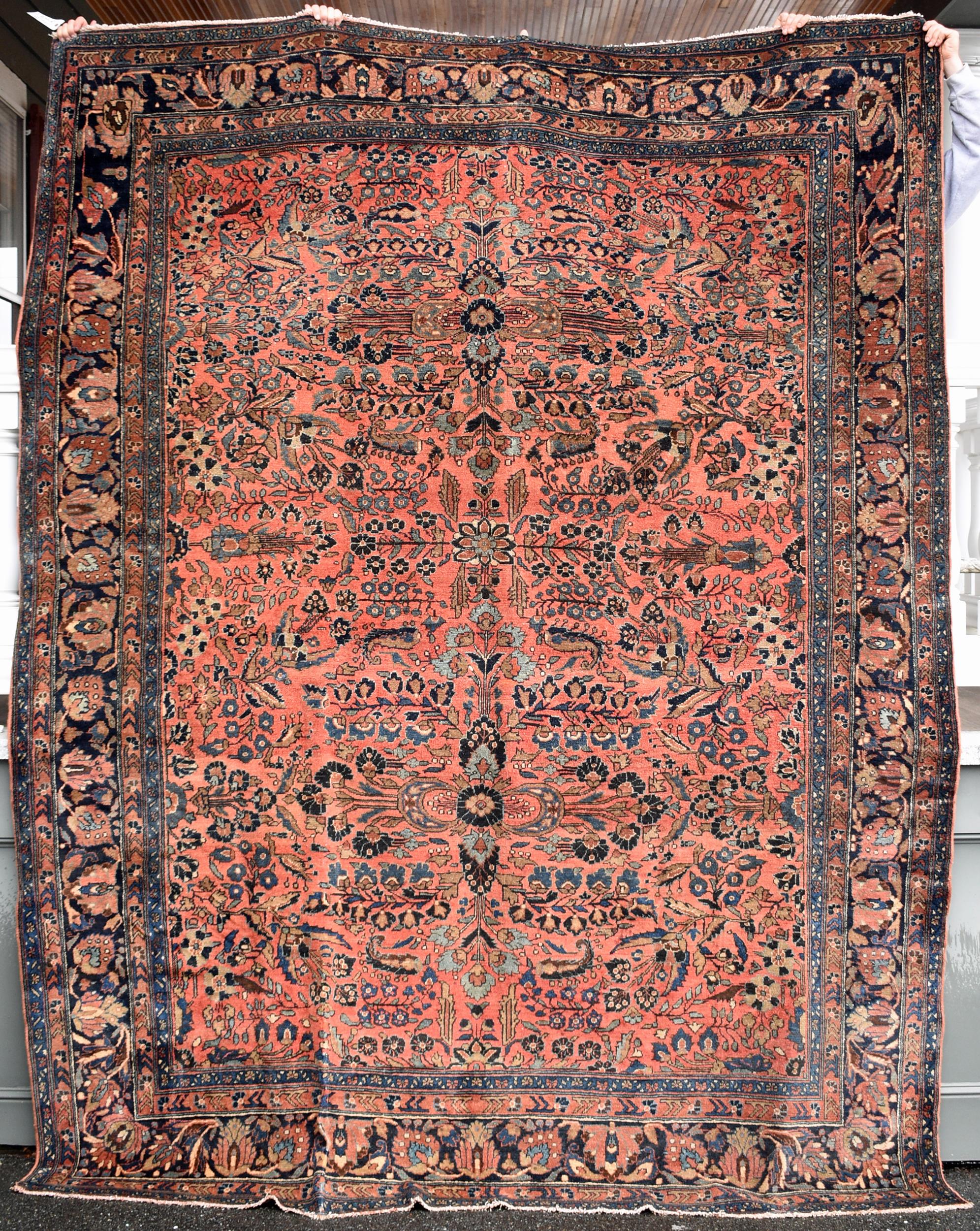 ANTIQUE MEHRIBAN ORIENTAL ROOM SIZE