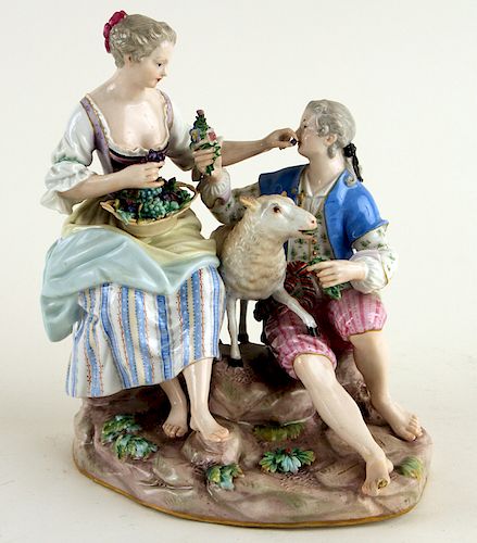 ANTIQUE MEISSEN PORCELAIN