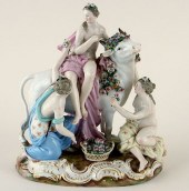 ANTIQUE MEISSEN PORCELAIN EURO