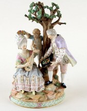 ANTIQUE MEISSEN PORCELAIN FIGU