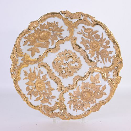 ANTIQUE MEISSEN PORCELAIN GOLD
