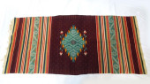 ANTIQUE MEXICAN RED SALTILLO W