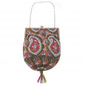ANTIQUE MICRO GLASS BEADED PUR