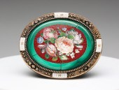 ANTIQUE MICRO MOSAIC AND MALAC