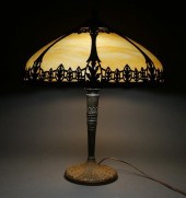 ANTIQUE MILLER SLAG GLASS TABL