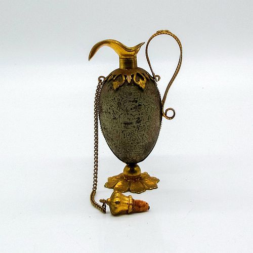 ANTIQUE MINIATURE ART NOUVEAU BRASS