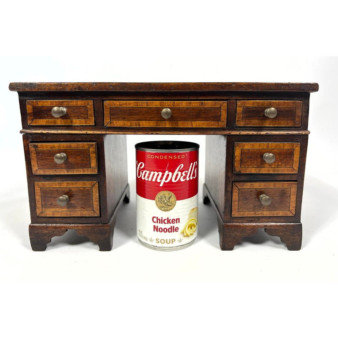Antique Miniature Furniture Leather