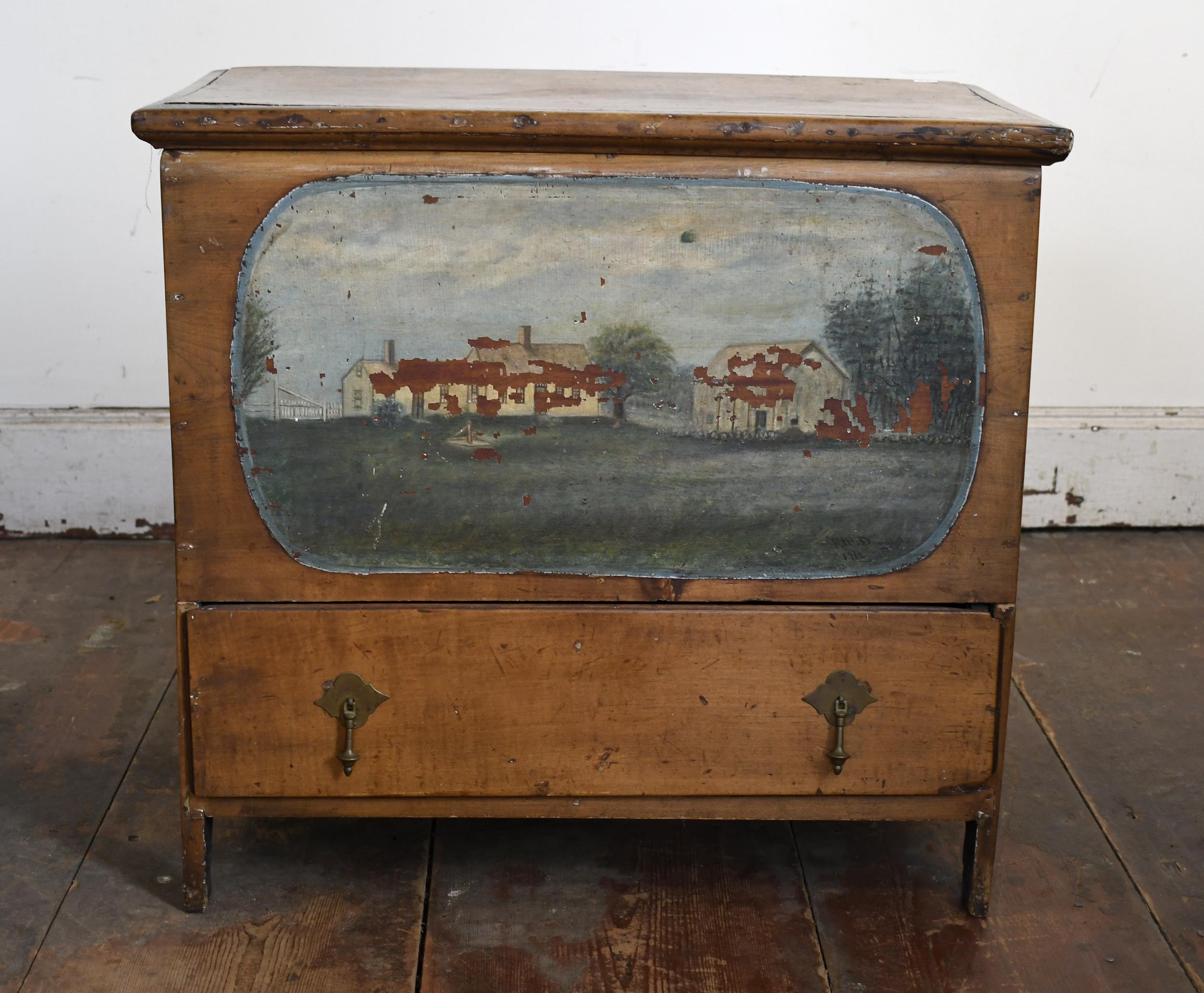 ANTIQUE MINIATURE PAINT DECORATED