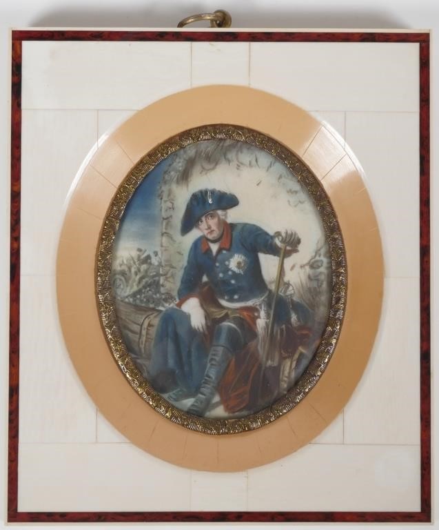 ANTIQUE MINIATURE PAINTING,