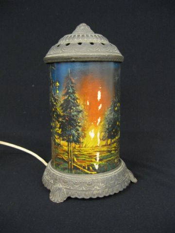 Antique ''Motion'' Lamp burning