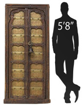 ANTIQUE MUGHAL STYLE BRASS &AM