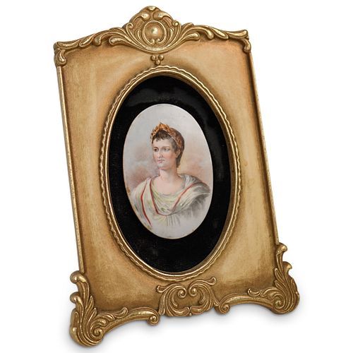 ANTIQUE NAPOLEON PORTRAIT PORCELAIN