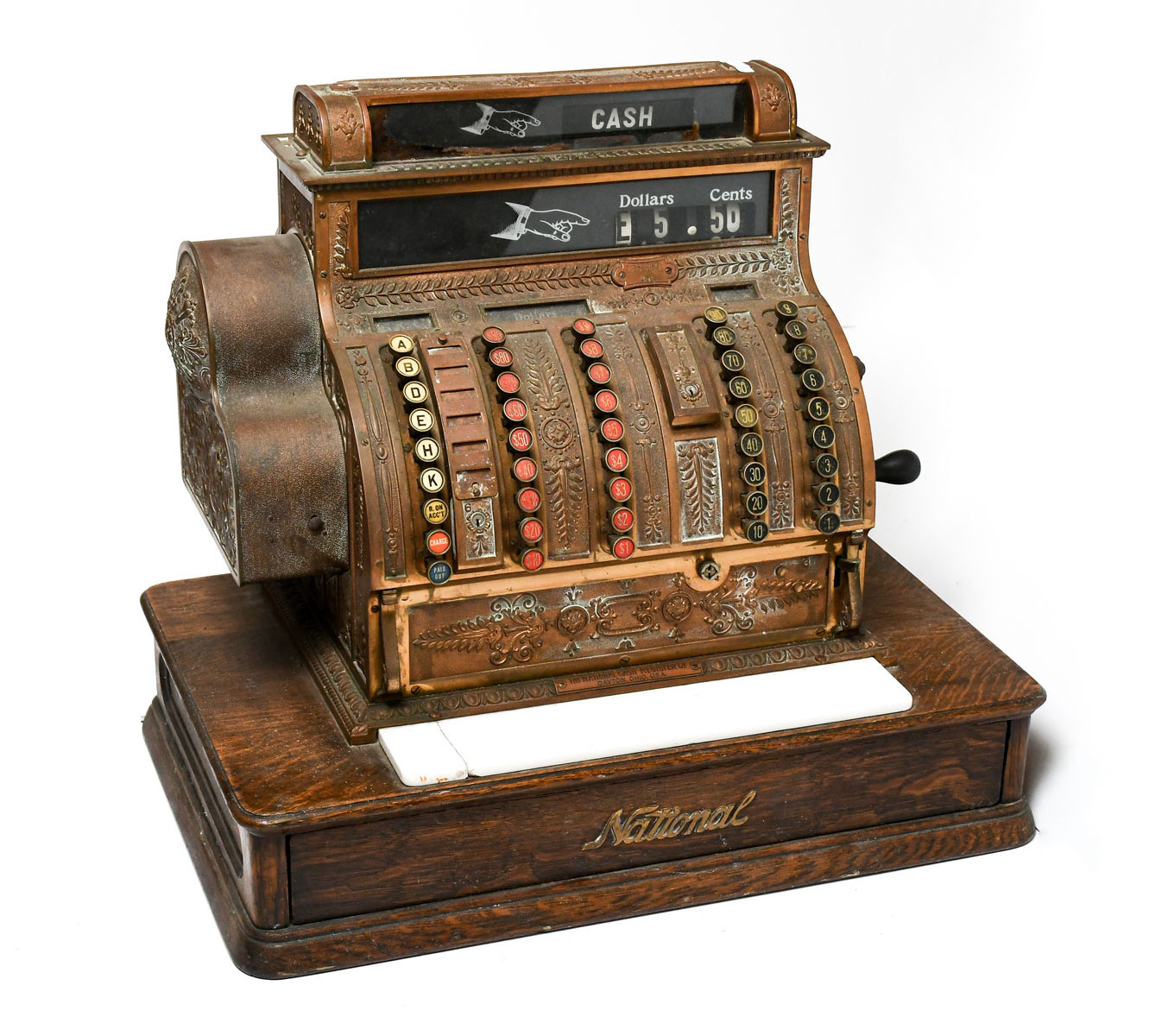 ANTIQUE NATIONAL CASH REGISTER