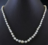 ANTIQUE "NATURAL" PEARL NECKLA