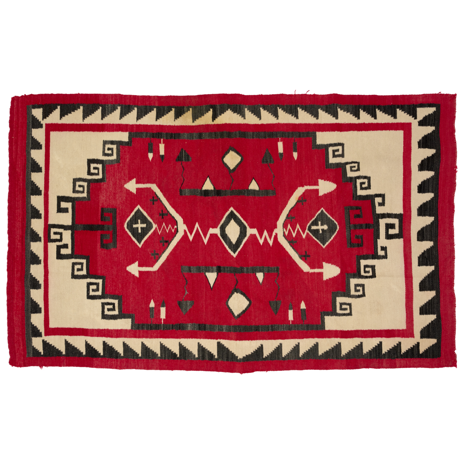 ANTIQUE NAVAJO RUG/BLANKET, ATTRIB.