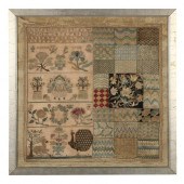 ANTIQUE NEEDLEWORK SAMPLER DAT