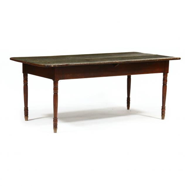 ANTIQUE NEW ENGLAND 6-FOOT PINE