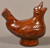 ANTIQUE NEW JERSEY REDWARE BIR