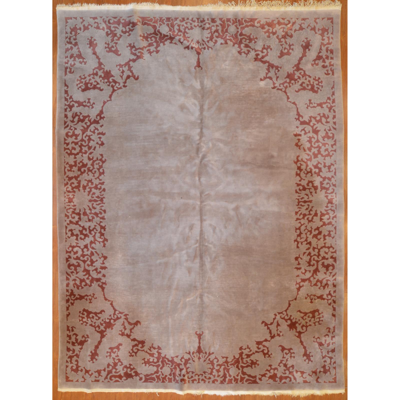 ANTIQUE NICHOLS RUG, CHINA, 8.5 X