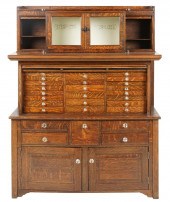 ANTIQUE OAK DENTAL CABINETAnti