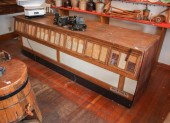 ANTIQUE OAK DRYGOODS STORE COU