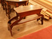 ANTIQUE OAK ORGAN BENCHANTIQUE