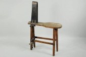 ANTIQUE OAK PRIMITIVE SADDLE M