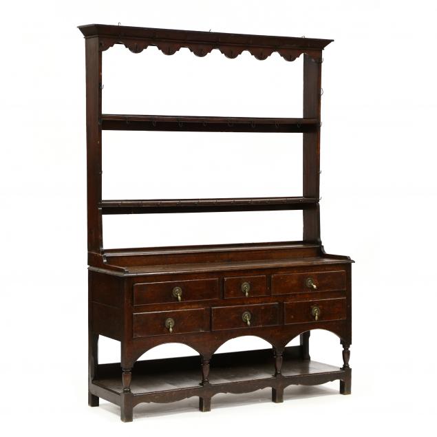 ANTIQUE OAK WELSH DRESSER 19th