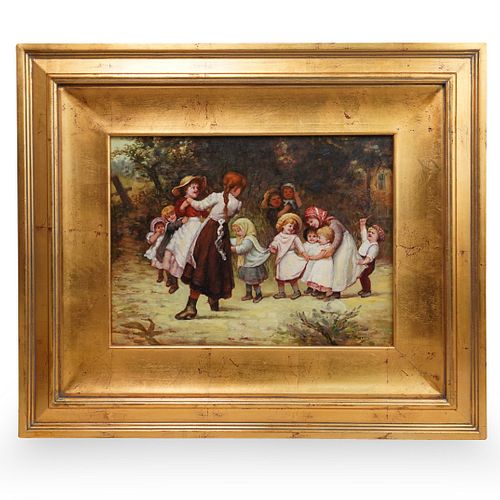 ANTIQUE OIL ON BOARDDESCRIPTION: