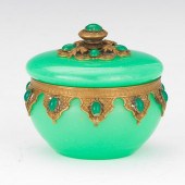 ANTIQUE OPALINE GREEN CHRYSOPR