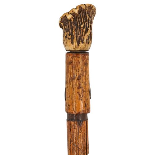 ANTIQUE ORIENTAL CANE