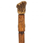ANTIQUE ORIENTAL CANE SWORDDES