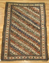 ANTIQUE ORIENTAL KAZAK AREA RU