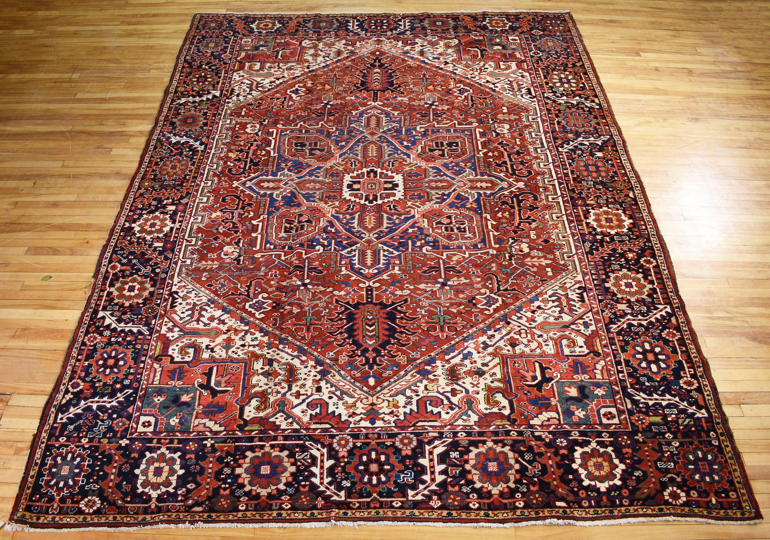 ANTIQUE ORIENTAL ROOM SIZE HERIZ. A