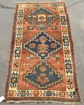 ANTIQUE ORIENTAL RUNNER. An an