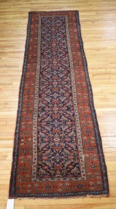 ANTIQUE ORIENTAL RUNNER/RUG. A