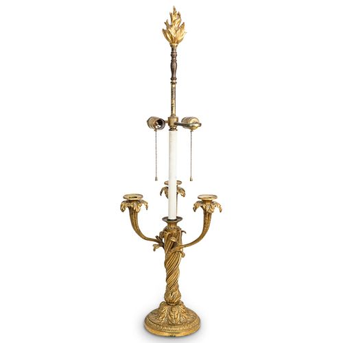 ANTIQUE ORNATE ORMOLU TABLE
