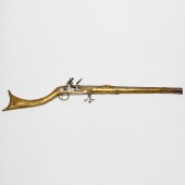 ANTIQUE OTTOMAN JEZAIL FLINTLO