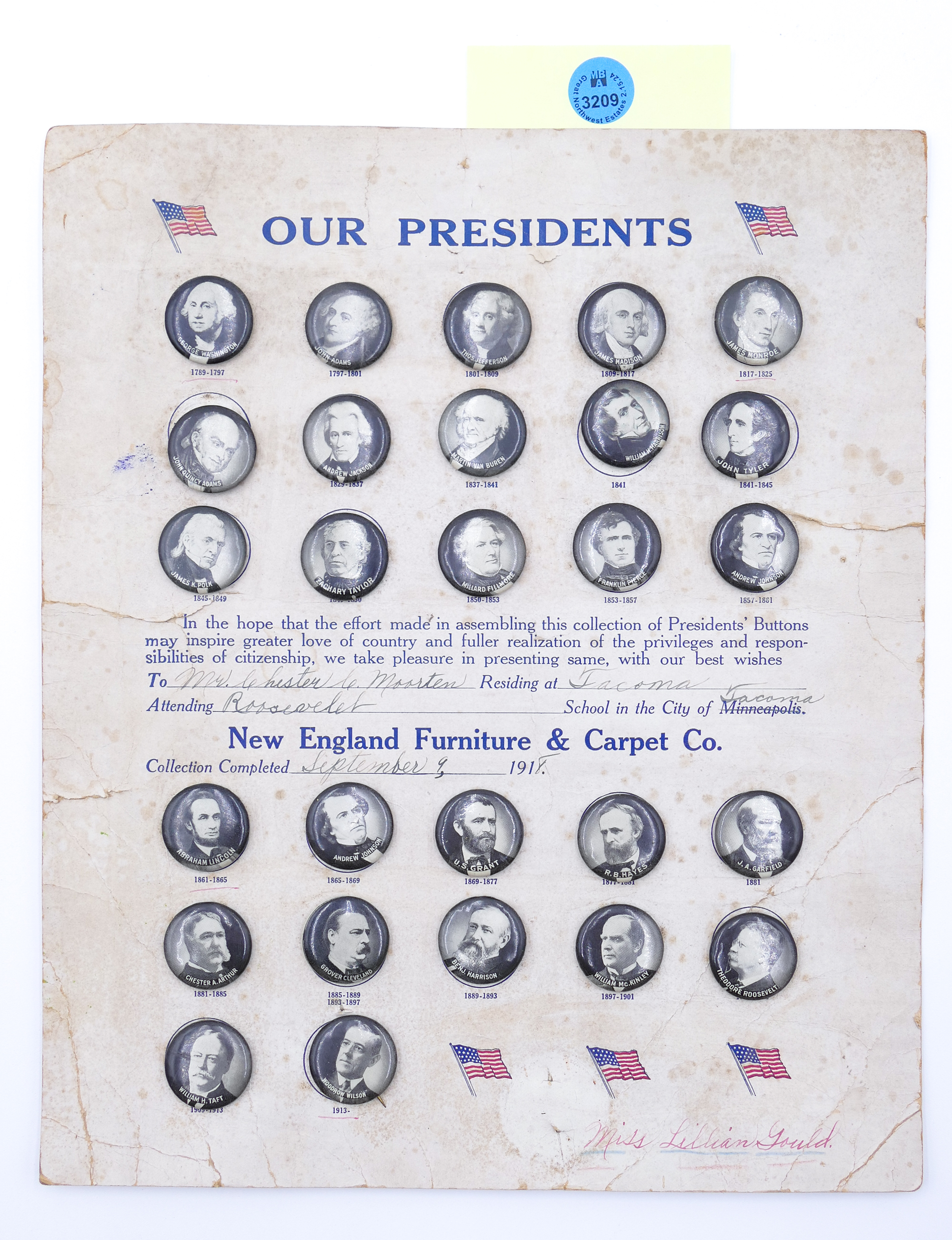 Antique ''Our Presidents''