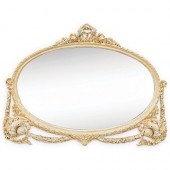 ANTIQUE OVAL MIRRORDESCRIPTION