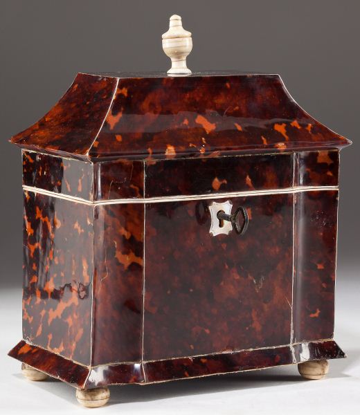 Antique Pagoda Style Tortoise Shell