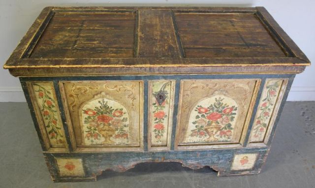 Antique Paint Decorated Austrian