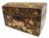 ANTIQUE PAINT-DECORATED DOME-T