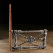 ANTIQUE PAINTED IRON CEMETERY