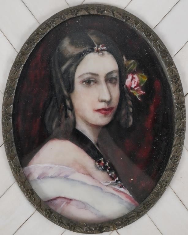 ANTIQUE PAINTED MINIATURE
