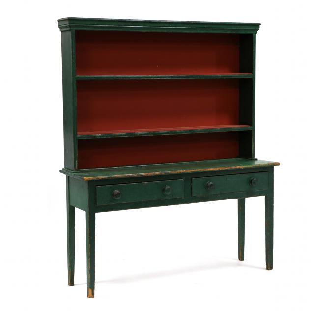 ANTIQUE PAINTED PINE WELSH