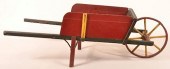 ANTIQUE PAINTED WOOD CHILD'S W