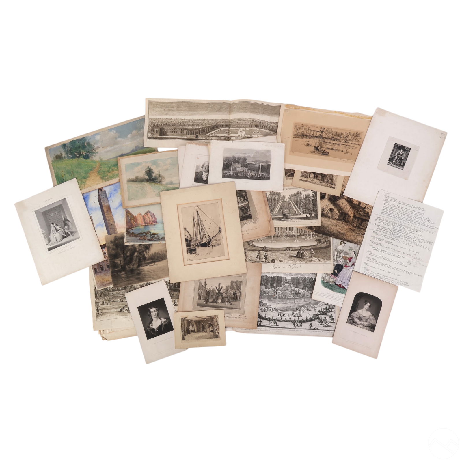 ANTIQUE PAINTINGS ETCHINGS &